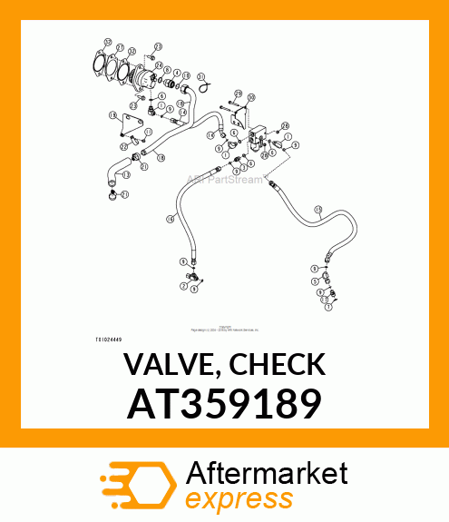 VALVE, CHECK AT359189