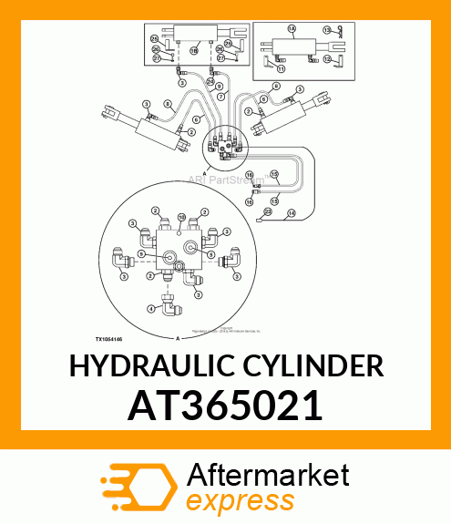 HYDRAULIC CYLINDER AT365021