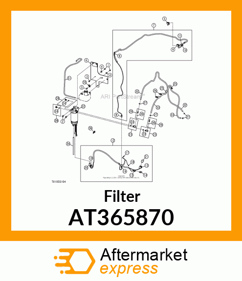 ELEMENT ASSY, 90 AT365870