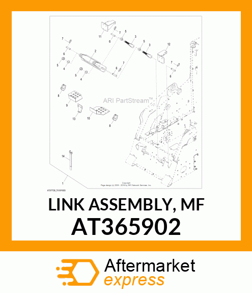 LINK ASSEMBLY, MF AT365902