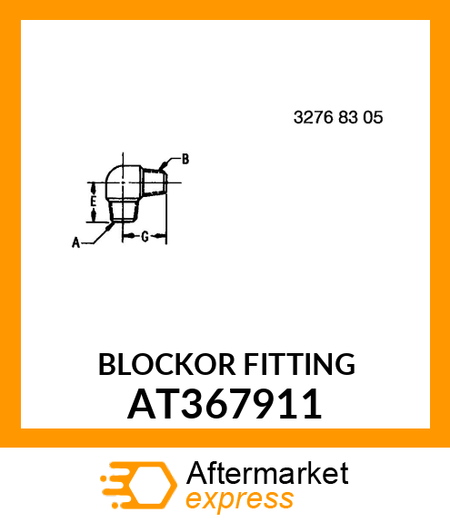 BLOCKOR FITTING AT367911