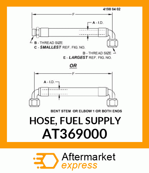 HOSE, FUEL SUPPLY AT369000