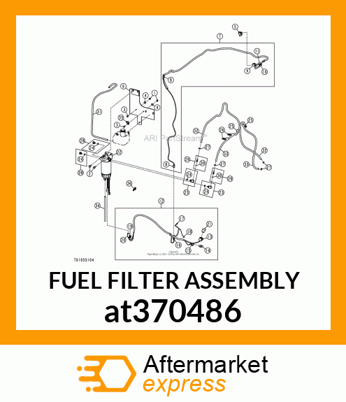 FUEL FILTER ASSEMBLY at370486