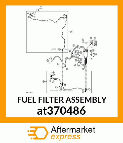 FUEL FILTER ASSEMBLY at370486