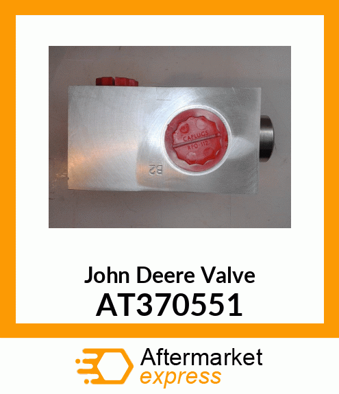 VALVE, COOLER BYPASS AT370551