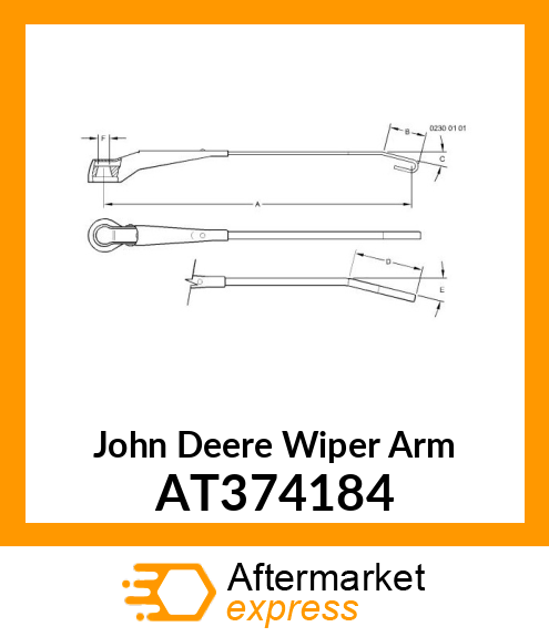 WIPER ARM AT374184