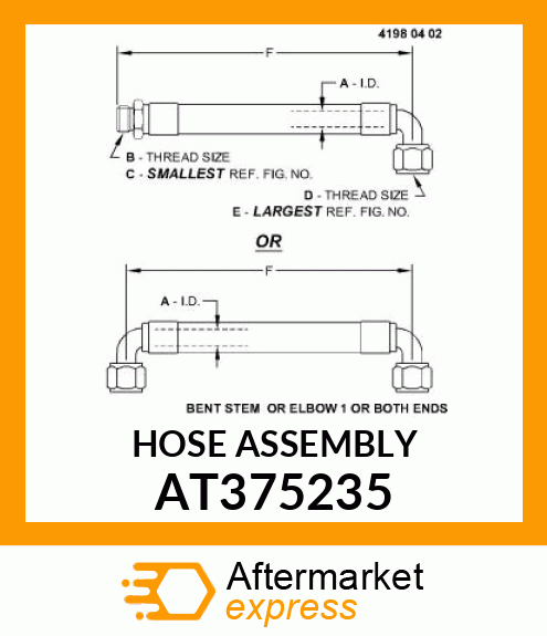 HOSE ASSEMBLY AT375235