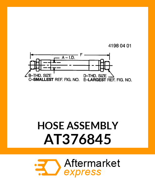 HOSE ASSEMBLY AT376845