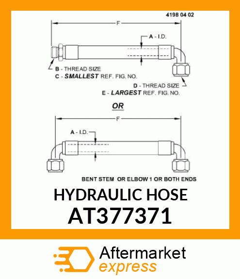 HYDRAULIC HOSE AT377371