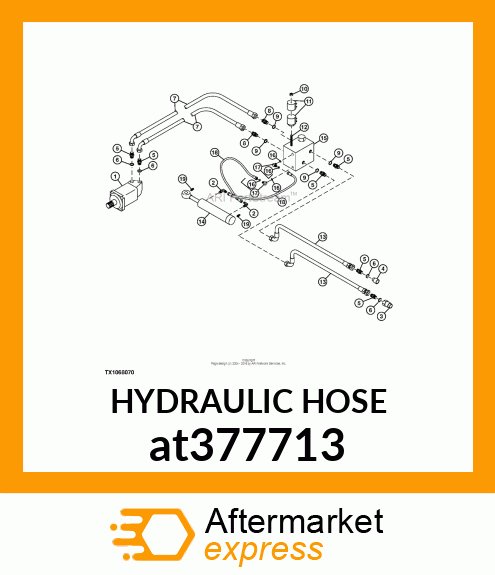 HYDRAULIC HOSE at377713