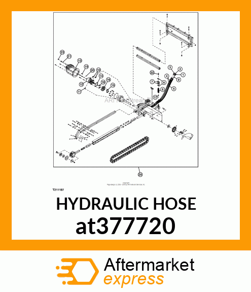 HYDRAULIC HOSE at377720