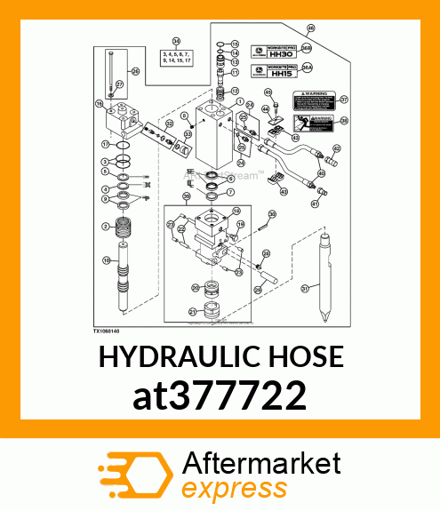 HYDRAULIC HOSE at377722