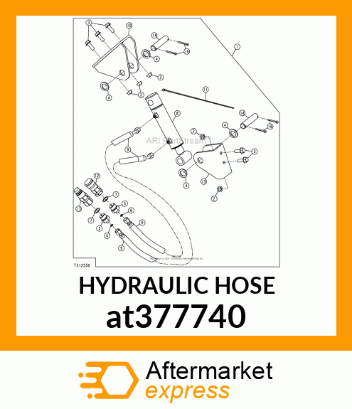 HYDRAULIC HOSE at377740