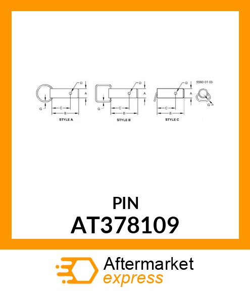 LOCKING PIN AT378109