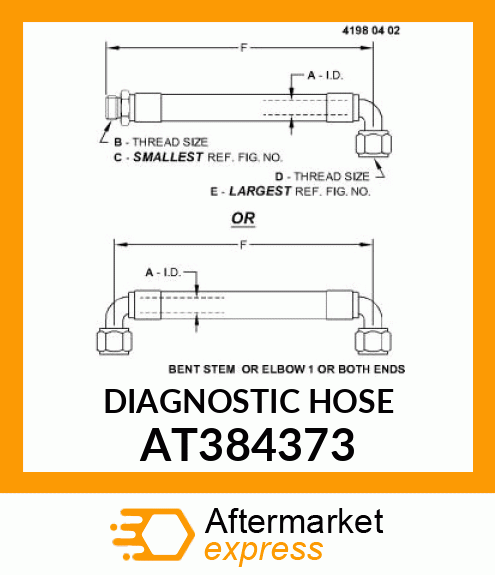 DIAGNOSTIC HOSE AT384373