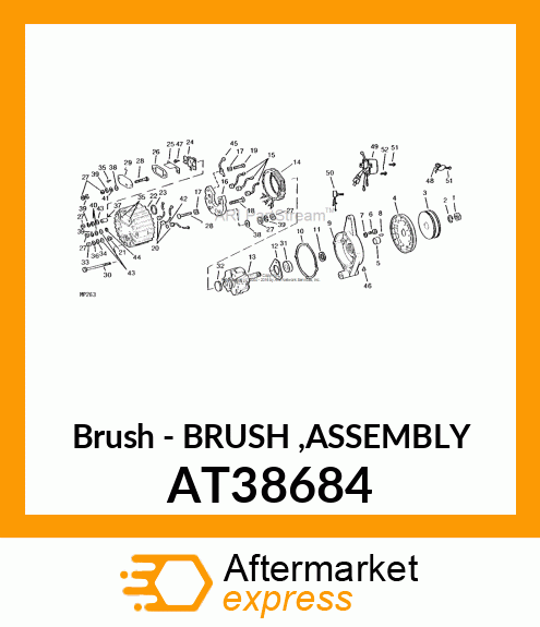 Brush - BRUSH ,ASSEMBLY AT38684