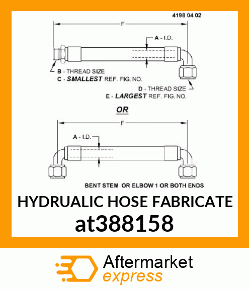 HYDRUALIC HOSE FABRICATE at388158