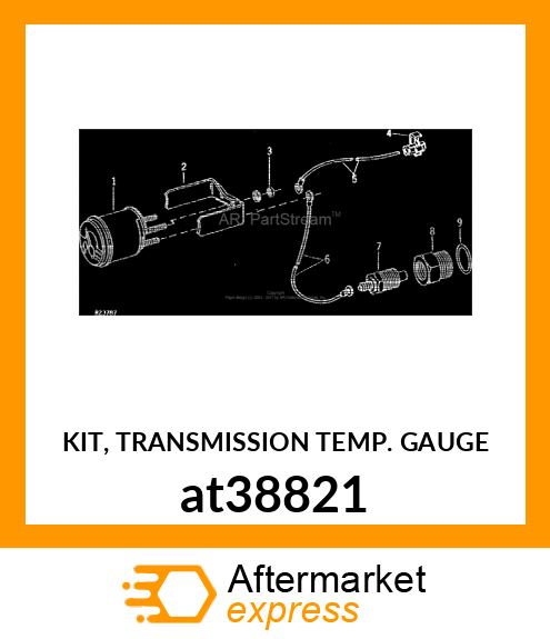 KIT, TRANSMISSION TEMP. GAUGE at38821