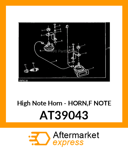 High Note Horn - HORN,F NOTE AT39043