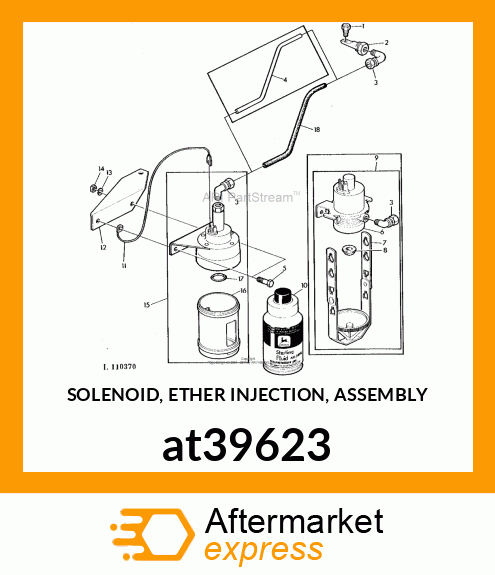 SOLENOID, ETHER INJECTION, ASSEMBLY at39623