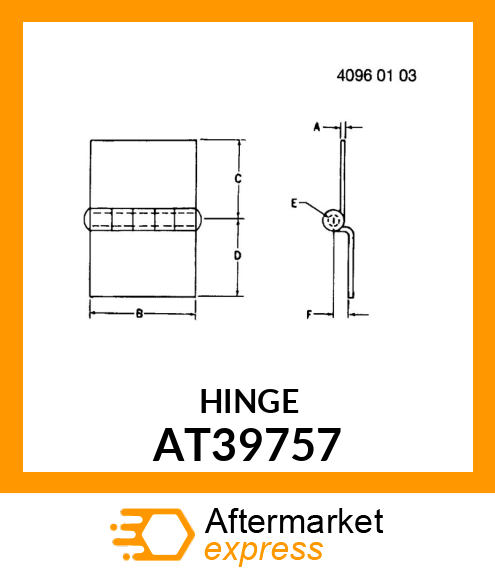 HINGE AT39757