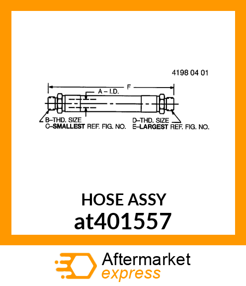 HOSE, HYDRAULIC at401557