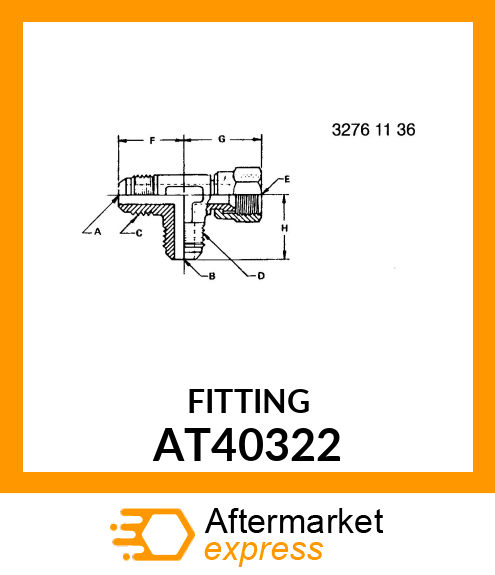 TEE, SWIVEL NOT RUN AT40322