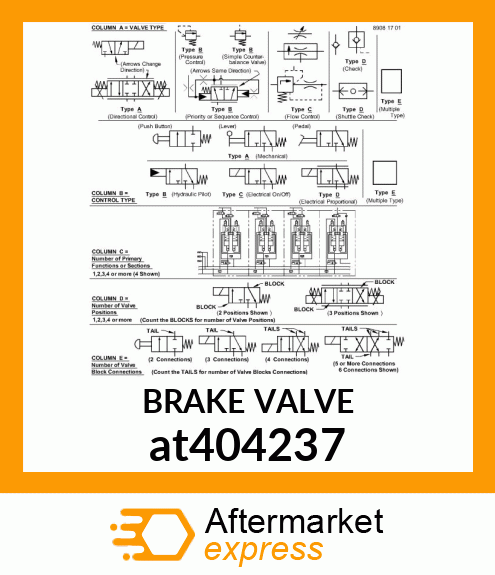 BRAKE VALVE at404237