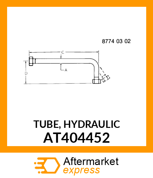 TUBE, HYDRAULIC AT404452