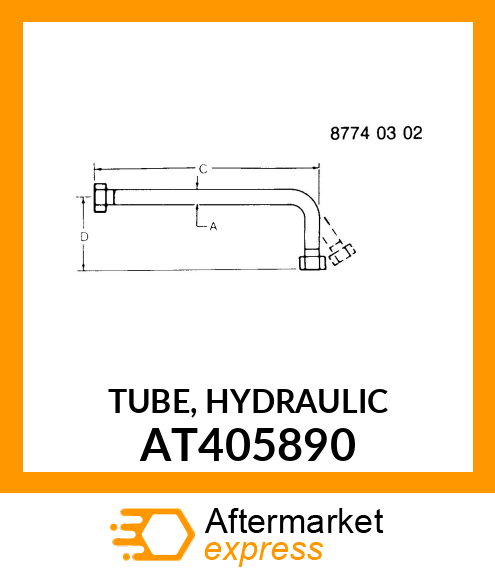 TUBE, HYDRAULIC AT405890