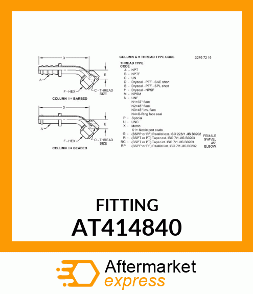 FITTING AT414840