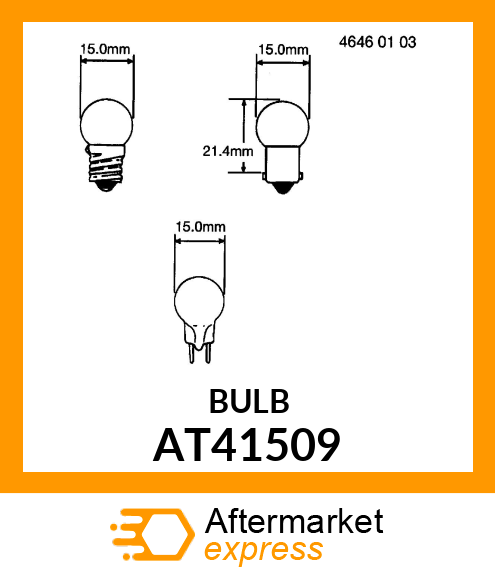 BULB, LAMP AT41509