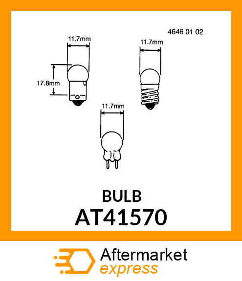 BULB ,LAMP AT41570