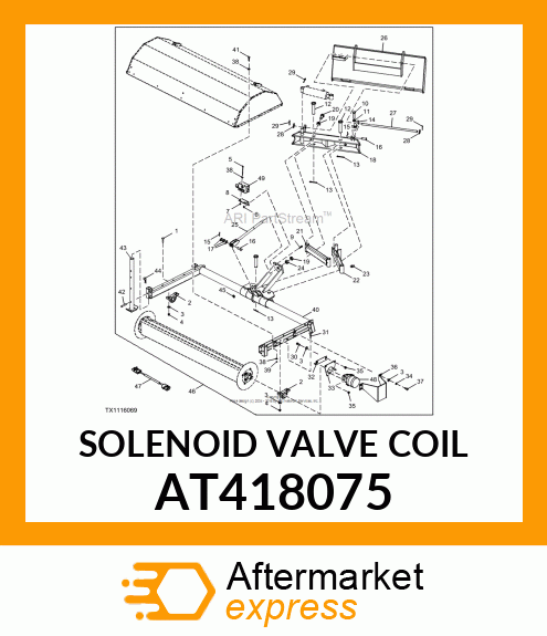 SOLENOID VALVE COIL AT418075