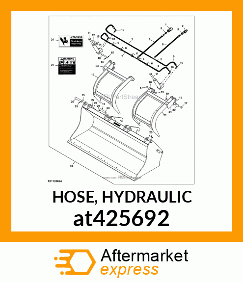 HOSE, HYDRAULIC at425692