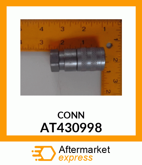 Hyd. Quick-Connect Coupler - HYDRAULIC QUICK COUPLER AT430998