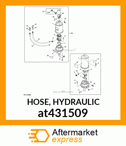 HOSE, HYDRAULIC at431509