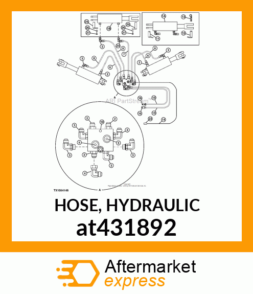 HOSE, HYDRAULIC at431892