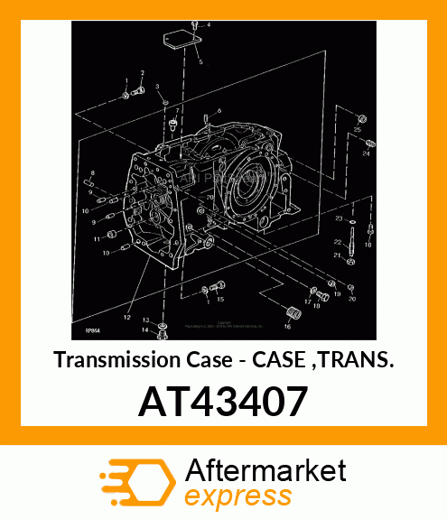 Transmission Case - CASE ,TRANS. AT43407