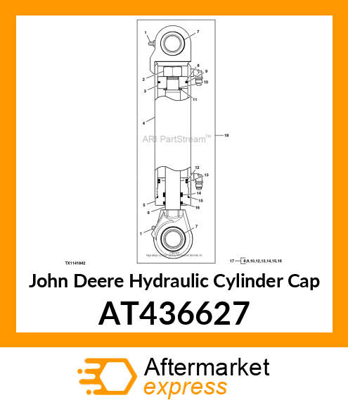 CYLINDER CAP MULTI AT436627