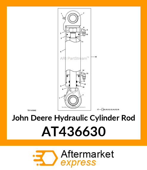 CYLINDER ROD MULTI AT436630