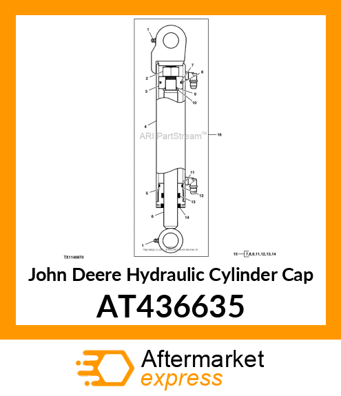 HYD. CYLINDER CAP AT436635