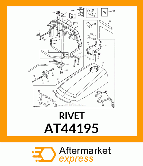 RIVET ,HOLLOW BLIND AT44195