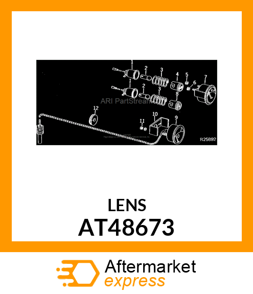 LENS, INDICATOR AT48673