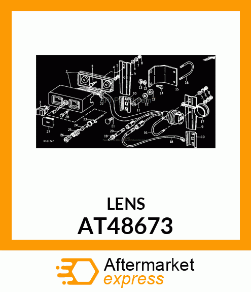 LENS, INDICATOR AT48673