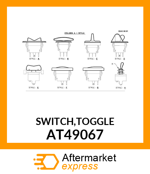 SWITCH,TOGGLE AT49067