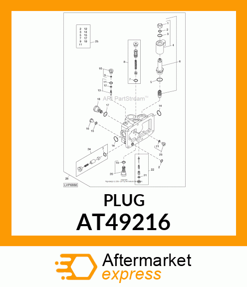 PLUG, DETENT AT49216