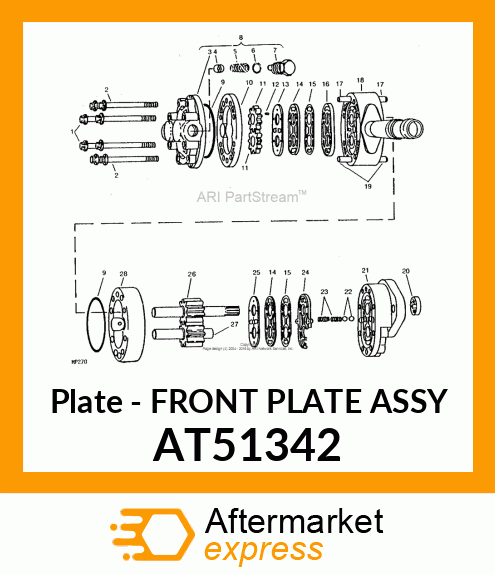 Plate - FRONT PLATE ASSY AT51342