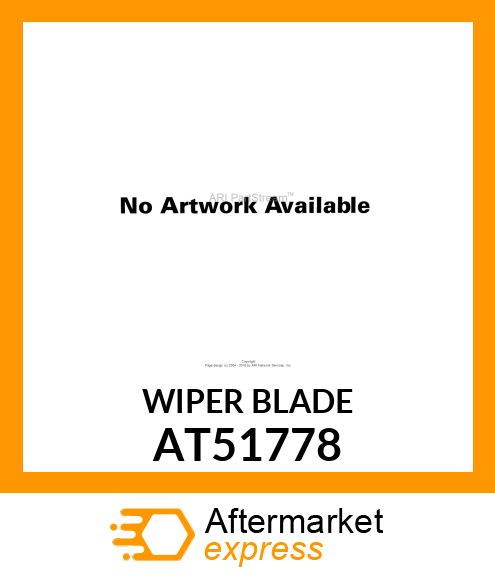BLADE,WIPER AT51778