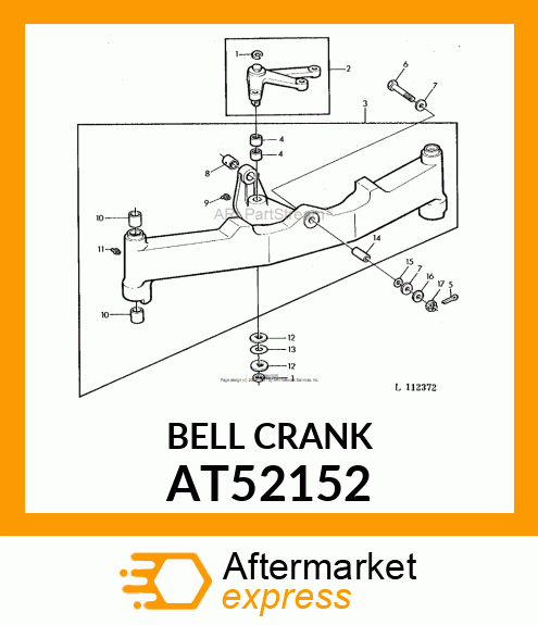 Bellcrank AT52152